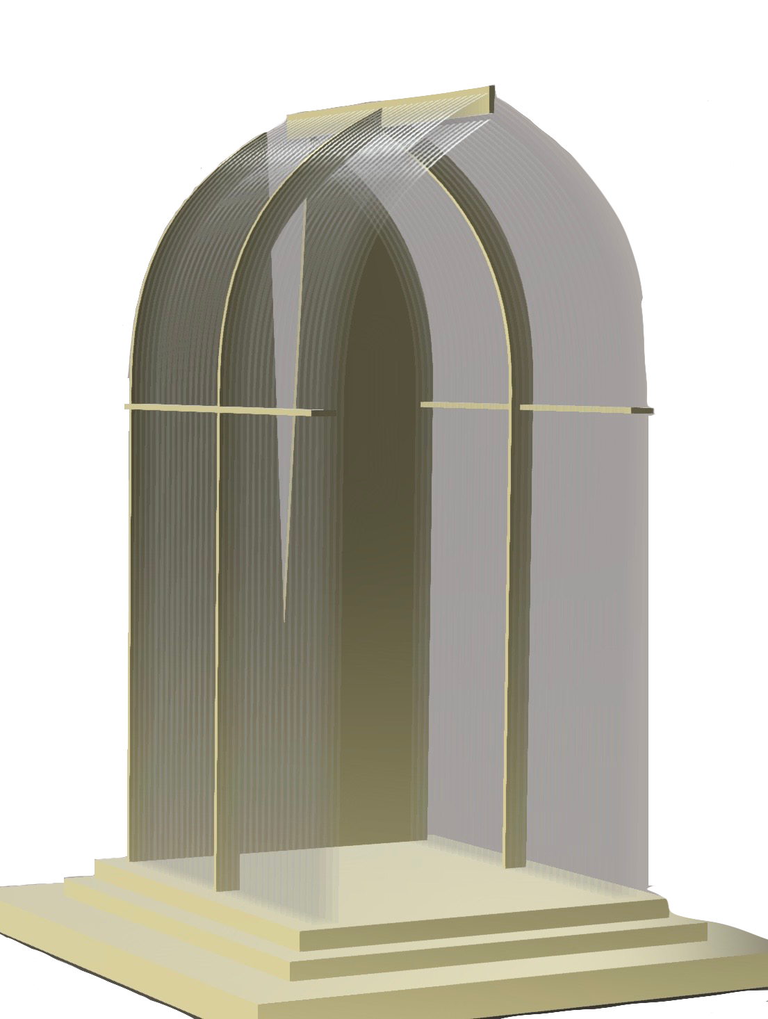 Chapel of Light, Original 3D Model by Mel Ahlborn